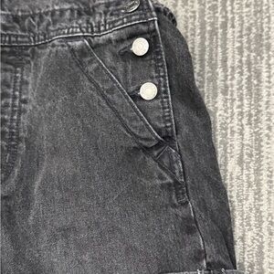 GAP Charcoal Denim Overalls